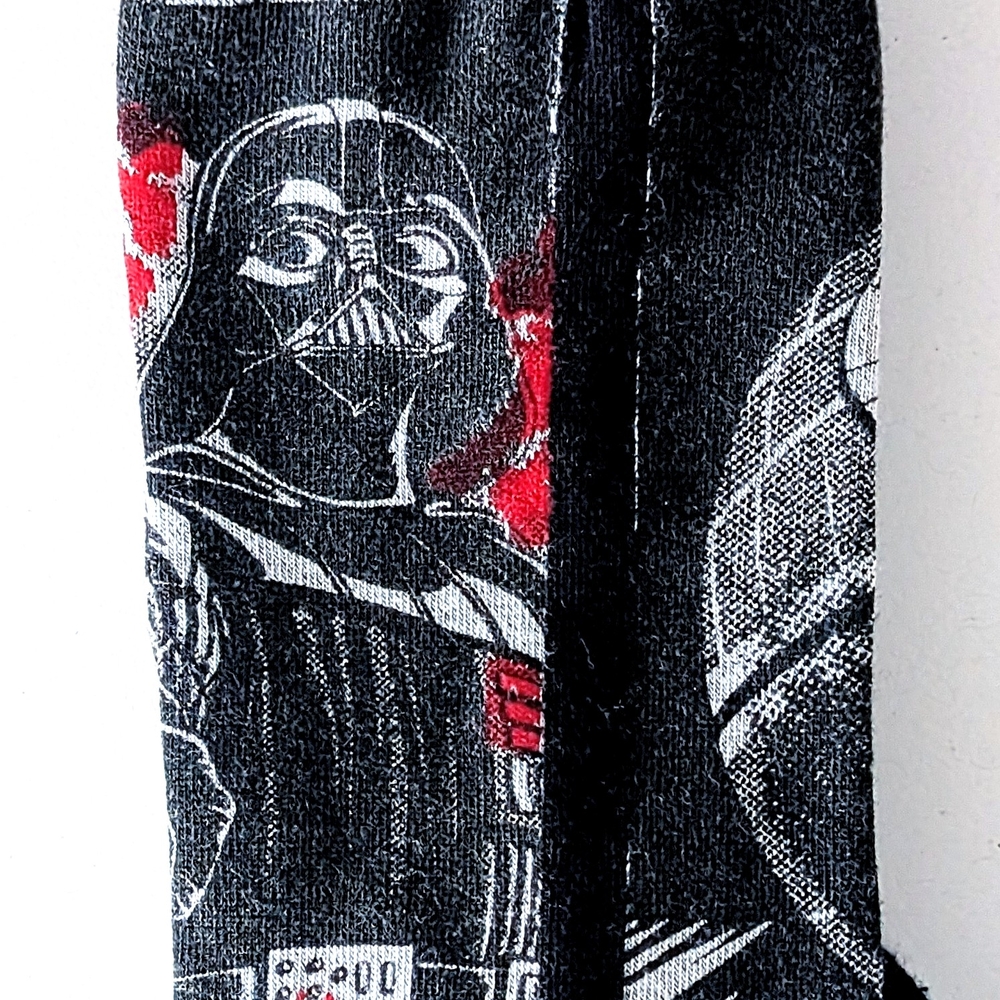 Star Wars Themed Black and Red Socks